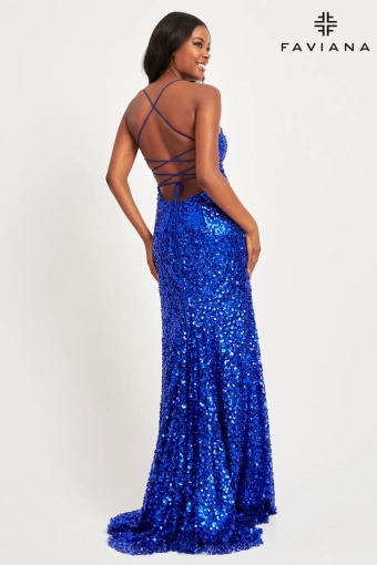 Faviana Prom Dresses Style #11033 #13 Royal backface vertical thumbnail