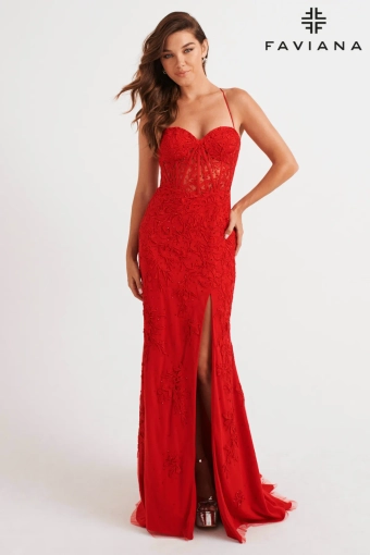Faviana Prom Dresses Style #11054 #1 frontface vertical thumbnail