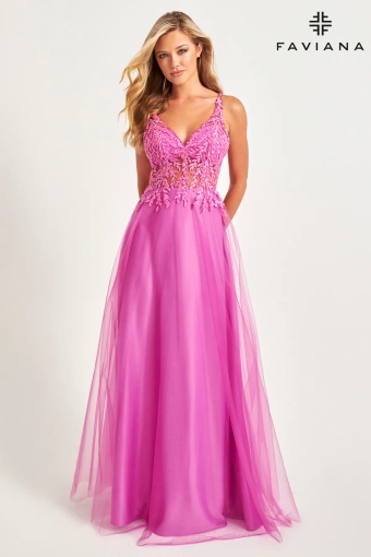 Faviana Prom Dresses Style #11055 #3 frontface vertical thumbnail