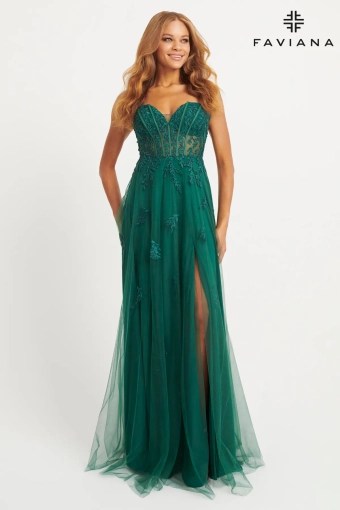 Faviana Prom Dresses Style #11057 #1 frontface vertical thumbnail