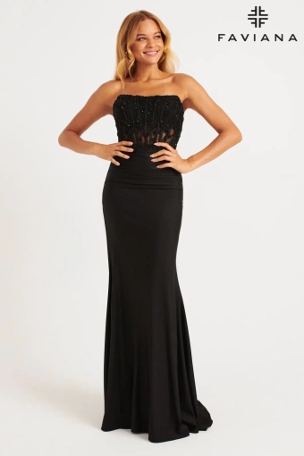 Faviana Prom Dresses Style #11081 #5 frontface vertical thumbnail