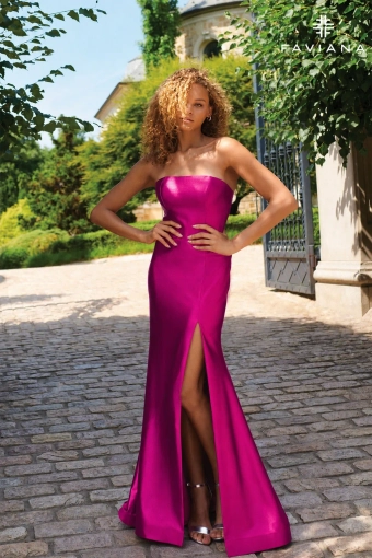 Faviana Prom Dresses Style #11211 #2 Bright Fuchsia frontface vertical thumbnail