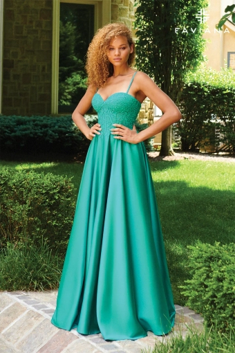 Faviana Prom Dresses Style #11259 #3 Jade frontface vertical thumbnail