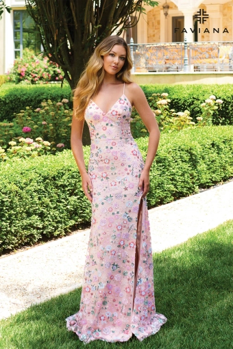 Faviana Prom Dresses Style #11263 #2 Light Pink frontface vertical thumbnail