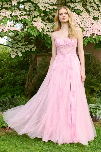 Faviana Prom Dresses Style #11437 #1 Cotton Candy Pink frontface vertical thumbnail