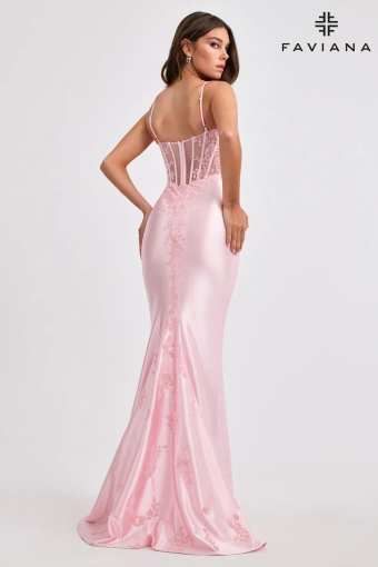 Faviana Prom Dresses Style #11466 #4 Light Pink backface vertical thumbnail