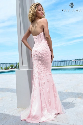 Faviana Prom Dresses Style #11604 #6 default Light Pink backface vertical thumbnail