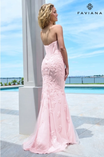 Faviana Prom Dresses Style #11604 #5 Light Pink backface vertical thumbnail