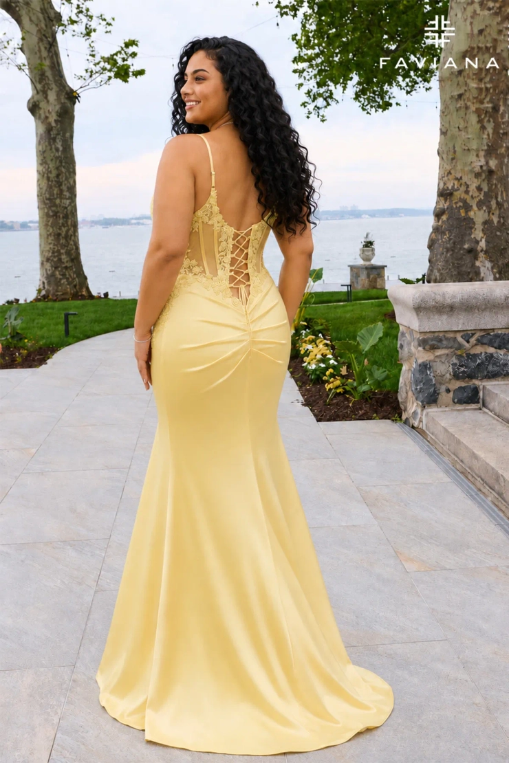 Faviana Style #11605E #1 default Light Yellow backface vertical picture