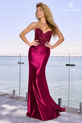 Faviana Prom Dresses Style #11607 #5 Cherry frontface vertical thumbnail