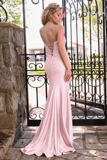Faviana Prom Dresses Style #11612 #3 Light Pink backface vertical thumbnail