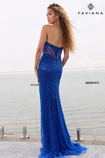 Faviana Prom Dresses Style #11618 #4 Royal backface vertical thumbnail