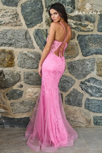 Faviana Prom Dresses Style #11624 #3 Cotton Candy Pink backface vertical thumbnail