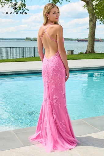 Faviana Prom Dresses Style #11626 #4 default Cotton Candy Pink backface vertical thumbnail
