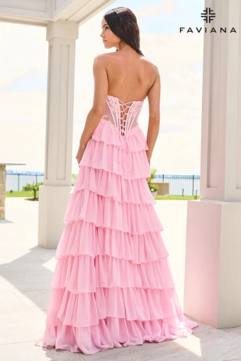 Faviana Prom Dresses Style #11629 #6 Light Pink backface vertical thumbnail