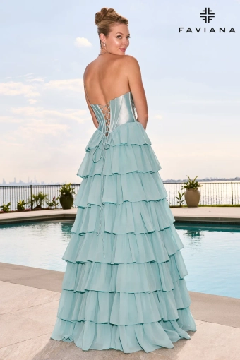 Faviana Prom Dresses Style #11631 #5 Seaglass backface vertical thumbnail