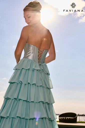Faviana Prom Dresses Style #11631 #7 Seaglass backface vertical thumbnail