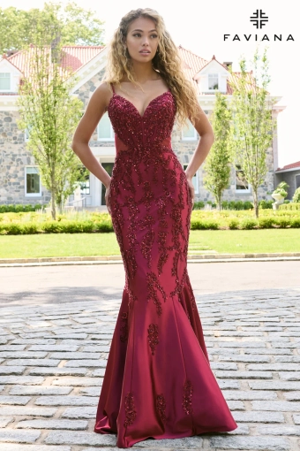 Faviana Prom Dresses Style #11638 #3 Cherry frontface vertical thumbnail