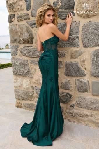 Faviana Prom Dresses Style #11639 #6 default Dark Hunter Green backface vertical thumbnail