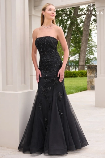 Faviana Prom Dresses Style #11643 #1 Black frontface vertical thumbnail