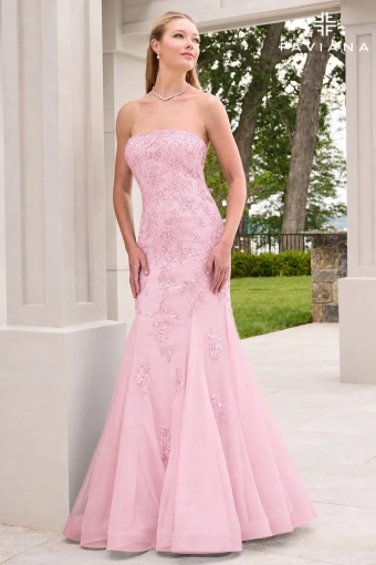 Faviana Prom Dresses Style #11643 #2 Light Pink frontface vertical thumbnail