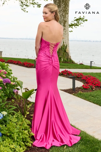 Faviana Prom Dresses Style #11647 #6 Raspberry backface vertical thumbnail