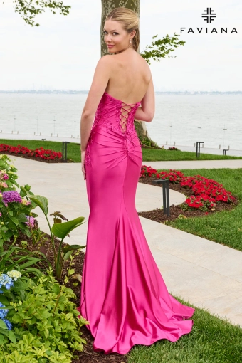 Faviana Prom Dresses Style #11647 #7 Raspberry backface vertical thumbnail