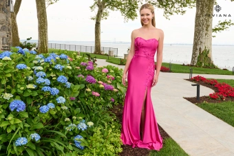 Faviana Prom Dresses Style #11647 #1 Raspberry frontface vertical thumbnail