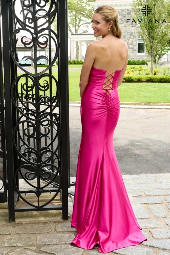 Faviana Prom Dresses Style #11649 #5 Raspberry backface vertical thumbnail