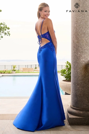 Faviana Prom Dresses Style #11656 #4 Royal backface vertical thumbnail