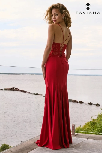 Faviana Prom Dresses Style #11657 #4 Ruby backface vertical thumbnail