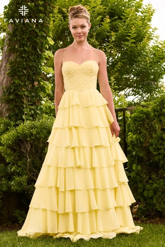 Faviana Style #11665 $4 Light Yellow frontface vertical thumbnail