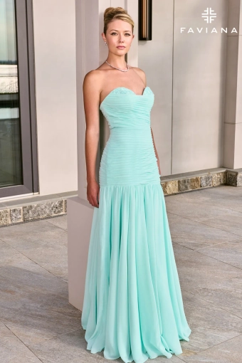 Faviana Prom Dresses Style #11667 #5 Seaglass frontface vertical thumbnail
