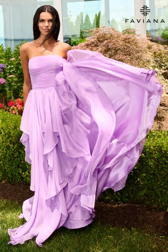 Faviana Prom Dresses Style #11669 #2 Bright Lilac frontface vertical thumbnail