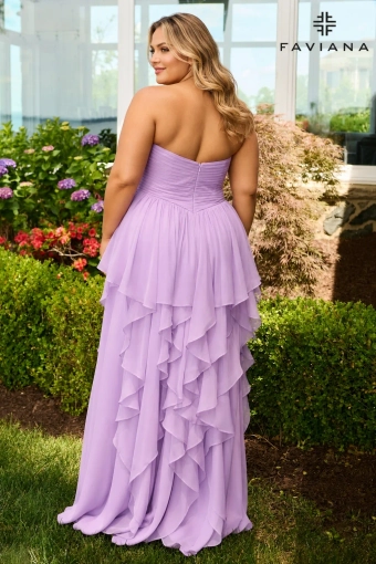 Faviana Prom Dresses Style #11669E #1 default Bright Lilac backface vertical thumbnail