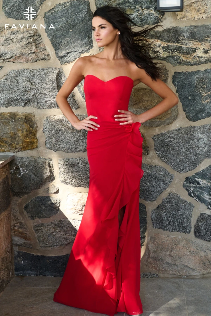 Faviana Style #11673 #1 Red frontface vertical picture