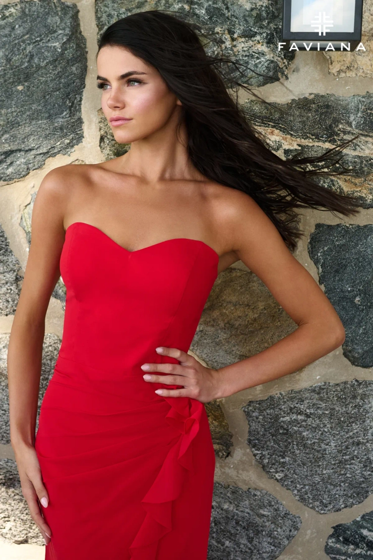 Faviana Style #11673 #6 Red frontface vertical cropped picture