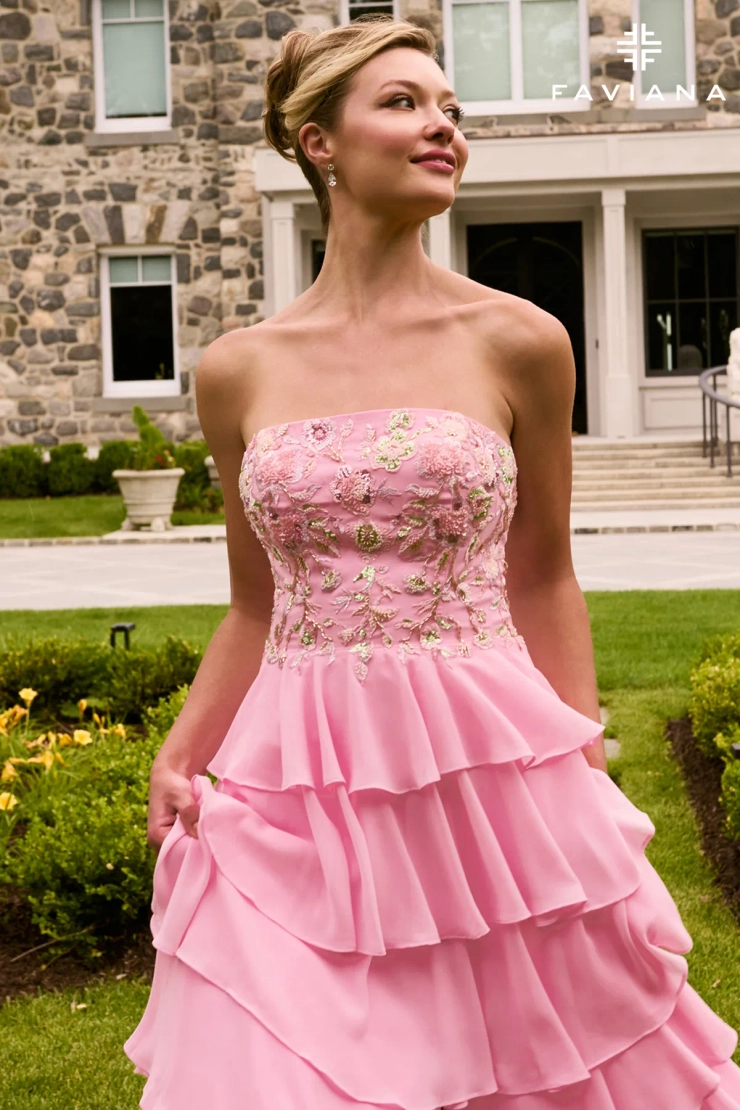 Faviana Style #11675 #6 Light Pink frontface vertical cropped picture
