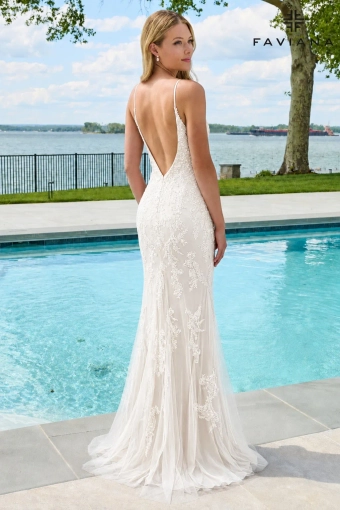 Faviana Prom Dresses Style #11678 #4 Ivory backface vertical thumbnail