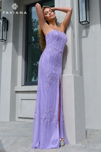 Faviana Prom Dresses Style #11681 #3 Lilac frontface vertical thumbnail