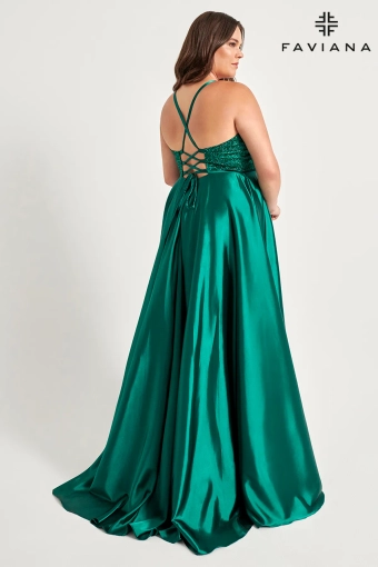Faviana Prom Dresses Style #9524 #4 default Emerald backface vertical thumbnail