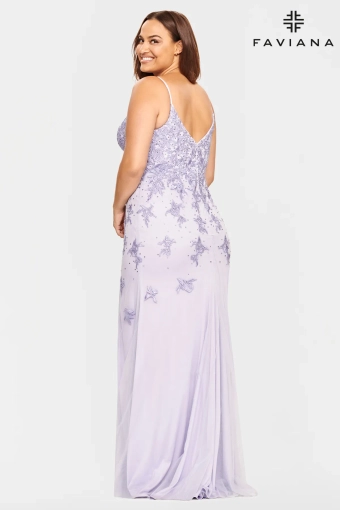 Faviana Prom Dresses Style #9539 #4 Peri backface vertical thumbnail