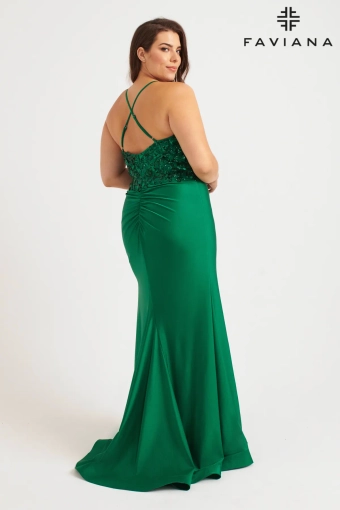 Faviana 9570 #17 Dark Emerald backface vertical thumbnail