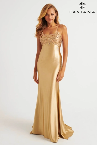 Faviana Prom Dresses Style #E11201 #10 frontface vertical thumbnail