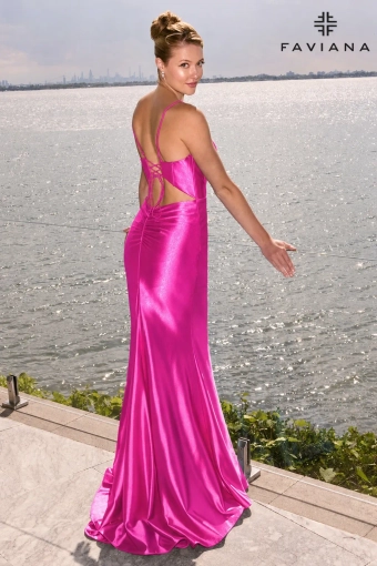 Faviana Prom Dresses Style #E11648 #4 Lipstick backface vertical thumbnail