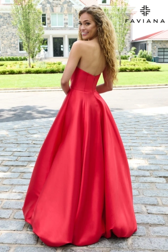 Faviana Prom Dresses Style #E11670 #5 default Red backface vertical thumbnail