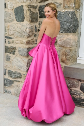 Faviana Prom Dresses Style #E11671 #4 default Wild Berry backface vertical thumbnail