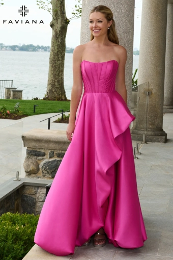 Faviana Prom Dresses Style #E11671 #2 Wild Berry frontface vertical thumbnail