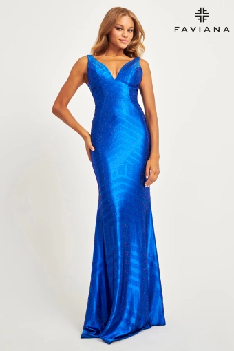 Faviana Prom Dresses Style #ES10889 #4 frontface vertical thumbnail