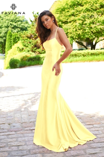 Faviana ES10890 #39 Light Yellow frontface vertical thumbnail